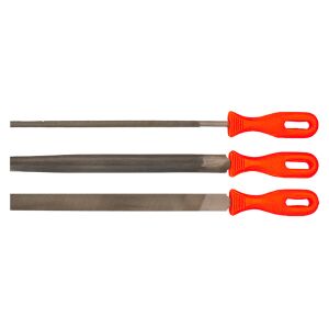 Top Tools 3-teiliges Metallfeilen-Set mit Kunststoffgriffen - Feilen