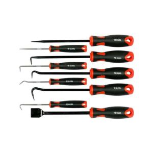 9 horogból és kaparóból álló készlet a tömítések eltávolításához Yato YT-08426, króm-vanádium