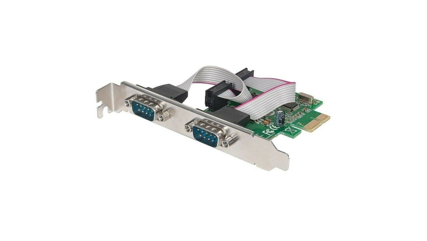 Kontroler COM Manhattan PCIe 2x RS-232/COM ICC