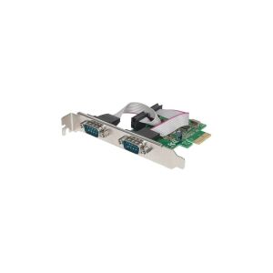 Kontroler COM Manhattan PCIe 2x RS-232/COM ICC 132671462 - Manhattan