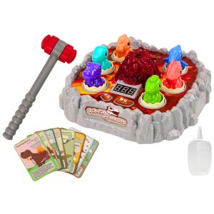 Ügyességi játék Wac a Mole dinoszauruszok vulkán