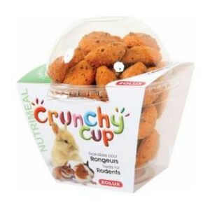 Zolux Crunchy Cup csemege rágcsálóknak sárgarépa és len 200g