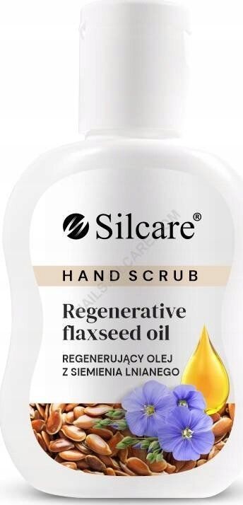 SILCARE_Kremowy peeling do dłoni z olejem z siemienia lnianego 100ml