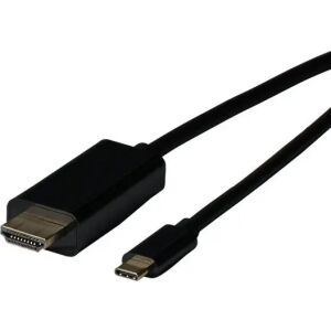 USB kábel EFB USB-C - HDMI 2 m Fekete (EBUSBC-HDMI-4K30K.2) 132676183 - HDMI kábel