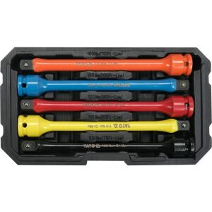 YATO Schlagschrauber-Verlängerungssatz mit Drehmomentbegrenzer, 1/2-Zoll-Antrieb - Steckschlüssel