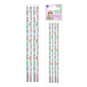 OLOWEK Z GUM HB KOALA STK PBH OP4 36/432 132676605 - Ołówek grafitowy