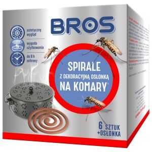 6 szúnyog spirál készlet acél borítással Bros 132677482 - Bros