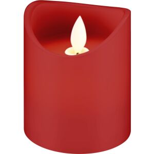 Goobay Rote LED Kerze, Batteriebetrieben, Flammenlose Kerze - Kerzen