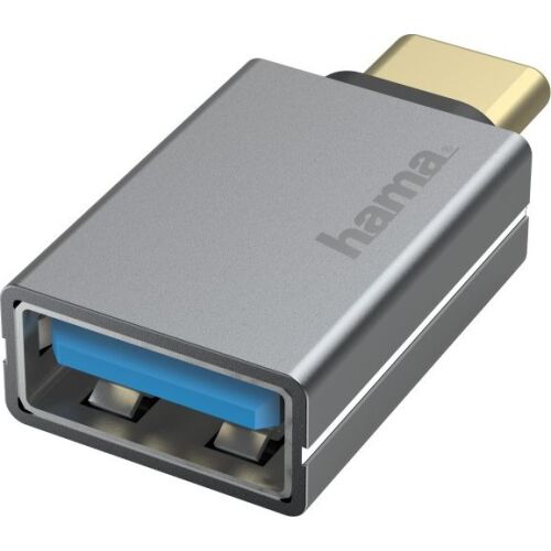 USB Adapter Hama USB-C - USB Szürke (002003000000)