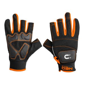 Pár NEO Tools ujjatlan munkavédelmi kesztyű mágneses hátrésszel - Munkavédelmi kesztyű