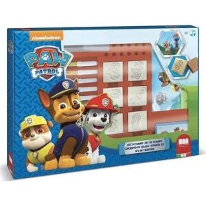 Multiprint Psi Patrol Maxi Box Zestaw Pieczątek z Pisakami, Pieczątki i pisaki z motywem Psi Patrol dla dzieci - Zestaw artykułów piśmiennych