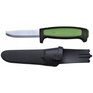 Cuțit Mora Safe cu teacă, mâner verde și negru - Cuțite de vânătoare și de supraviețuire