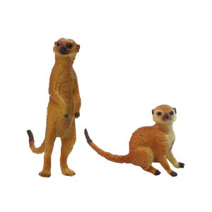 Két szurikáta figura szett az Állatok Világa sorozatból - Lean Toys