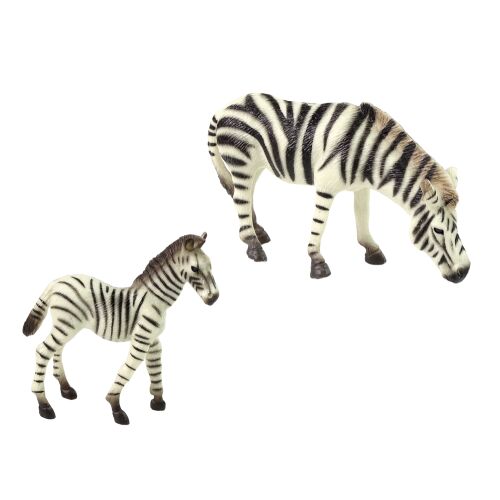 2er-Set Figuren Zebra mit Jungtier Serie Tiere der Welt 132687550
