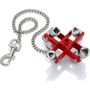 KNIPEX Univerzális kulcs a közös zárórendszerekhez