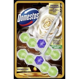 DOMESTOS Power 5 Aroma Lux fehér rózsa és zöld teafaolaj 2 x 55 g 136057448 - WC illatosító
