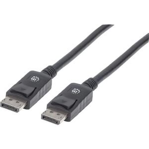 Kabel Manhattan DisplayPort V1.2 DP-DP M/M 4K*60Hz 3m czarny 132689920 - Manhattan