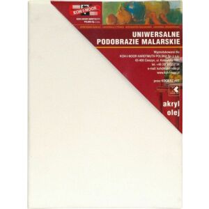 KOH-I-NOOR 13x18cm Baumwoll-Malleinwand, universell grundiert für Acryl- und Ölfarben - Leinwände zum Bemalen