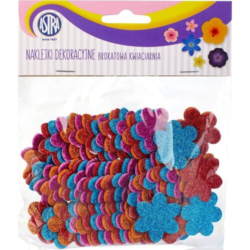 Csillogó matricák, Astra, Virágok, Többszínű 132694323
