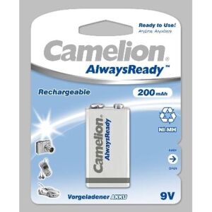 Camelion | 9V/6HR61 | 200 mAh | Акумулаторни батерии AlwaysReady Ni-MH | 1 бр. 139525560 - Camelion
