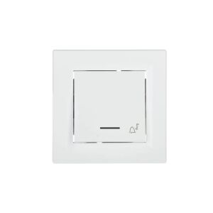 Schneider Electric Asfora weißer beleuchteter Türklingelknopf EPH1700121 - Schneider Schalter
