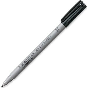 Staedtler STAEDTLER Folienstift Lumocolor non-perm M schwarz 10 Stück 132698587 - Markere