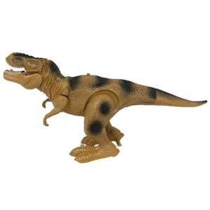 Dinosaur Tiranosaurus Rex na baterije, smeđi