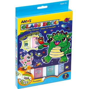 Glass Deco ólomüveg festékek 7 színű buborékfólia AMOS