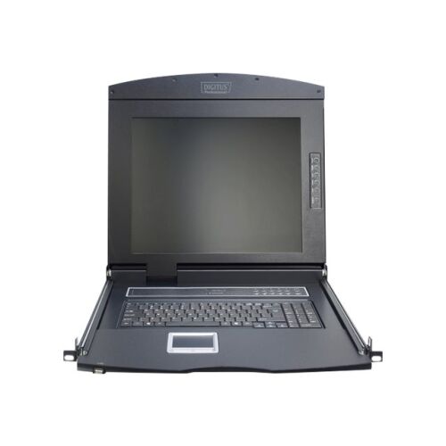 DIGITUS Modulare Konsole 17"TFT,1-Port KVM&Touchpad,Deutschl 132701708