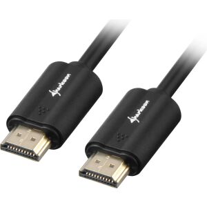 Kabel Sharkoon HDMI - HDMI 3m czarny (4044951018048) 132702271 - Kabel HDMI