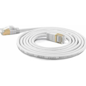 Wantec Wantec Extra Dünnescat.7 RoHCable SSTP patch kábel - 0,2 m - Cat.7 RoHCable - S/FTP (S- STP) - RJ- 45 - RJ- 45 - fehér (7114) 132702874 - Kábel