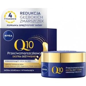 Nivea Q10 Extra Nutrition ránctalanító újjáépítő éjszakai krém 50ml 132707314 - Nivea