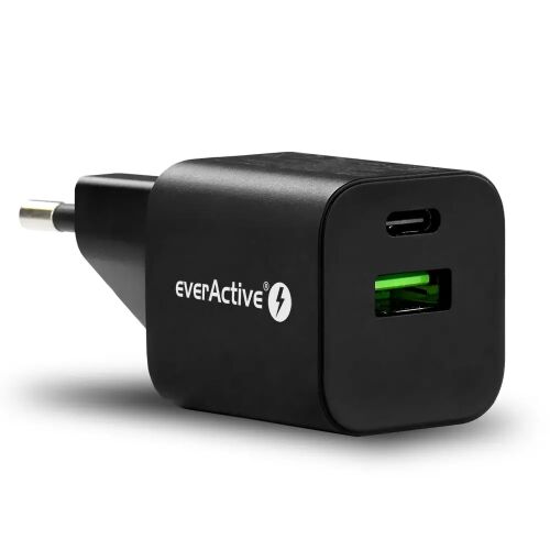 EverActive GaN SC-390QB AC-Ladegerät mit USB-Anschluss QC3.0 und USB-C PD PPS 30W 132707471
