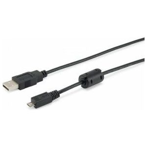 Cablu USB Echipament USB-A - MicroUSB 1 m Negru (128596) 132707547 - Calculatoare si accesorii