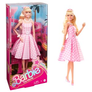 Lalka Barbie Mattel Margot Robbie jako Barbie (różowa sukienka) HPJ96 143407951 - Mattel Baba