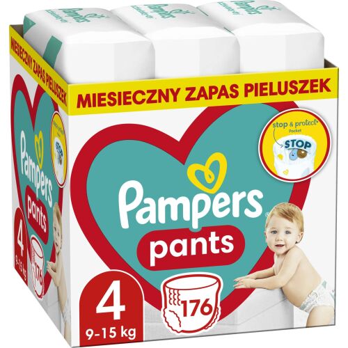 PAMPERS pelenkák MTH méret 4, 9-15kg, 176db 132708892