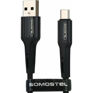 Kabel USB-A do USB-C Somostel, 1 metr, czarny - Kabel USB