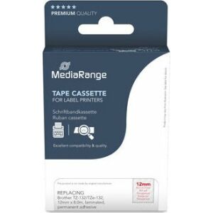 MediaRange szalag. Brother TZ-132/TZE-132 12 mm 8 m piros