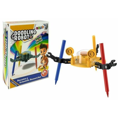 Robot de desen Doodling Robot cu cutie, kit robot de desen