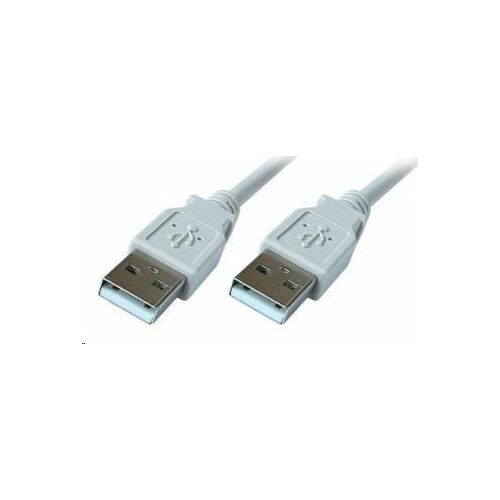 Kabel USB PremiumCord USB-A - USB-A 1 m Biały (ku2aa1)