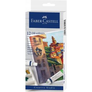 Faber-Castell Creative Studio Ölfarben 12 Farben 132728449 - Acryl-Farben