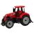 Tractor roșu Farmer Toys, vedere unghiulară