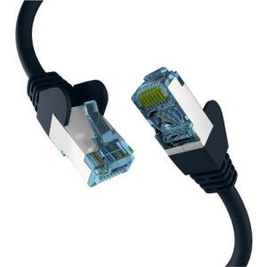 EFB RJ45 CABLU PATCH CU CABLU RAW CAT7 NEGRU 3m 132728729 - Cabluri UTP