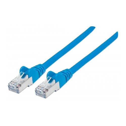 INTELLINET Patchkabel Cat6A CU S/FTP LSZH 0.50m blau 132729887