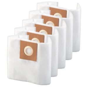 Graphite 58GE133 Mikroszálas porzsákok porszívóhoz, 5 darabos csomag, ferde nézet - Porzsák