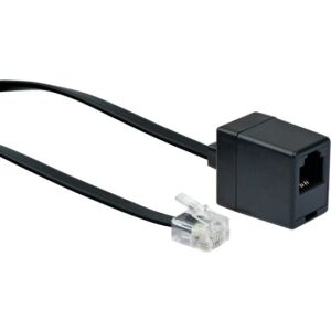 Schwaiger Schwaiger Telefonkabel Verl. RJ11 6P4C -> RJ11 6P4C 10m 132735911 - Konwerter USB