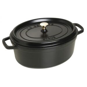 Garnek żeliwny owalny STAUB La Cocotte, 5.5 l, czarny - Zwilling