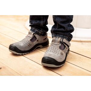 Neo munkaszandál, velúrbőr, s1 src, 45