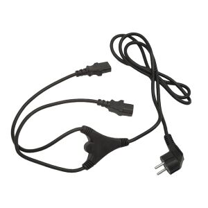 GEMBIRD PC-186-ML6 Gembird Computer-Backup-Kabel Y, Server, Euro/2xIEC320 C13 1,8 m 132742714 - Gembird