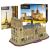 Cubicfun Notre Dame de Paris 3D Puzzle dobozzal és National Geographic Paris füzettel